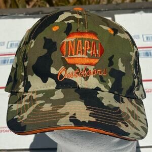 Camo & Orange Napa Outdoors Men's Hat